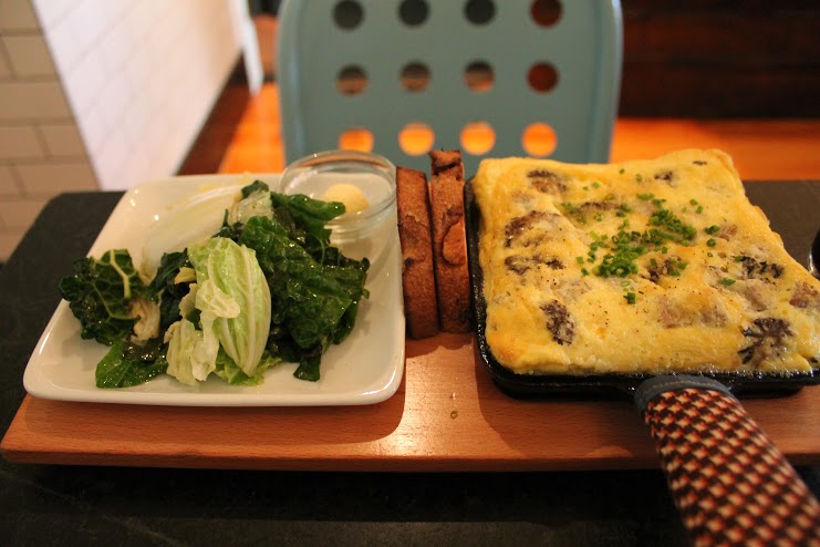 ​Baked egg skillet at Broder Cafe