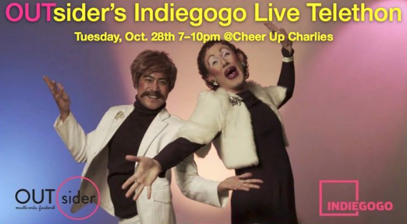 OUTsider Film & Arts Festival Telethon's Final Countdown