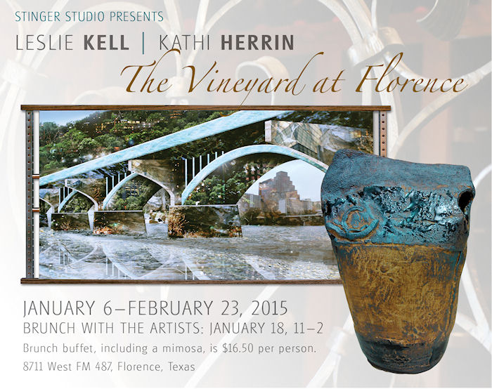 Stinger Studios Presents Leslie Kell & Kathi Herrin Fine Art Exhibition The Vineyard at Florence 