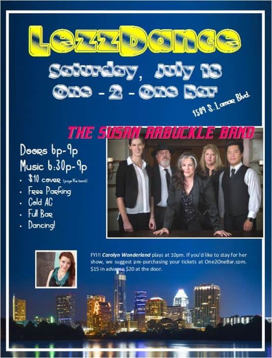 Lezzdance with The Susan Arbuckle Band