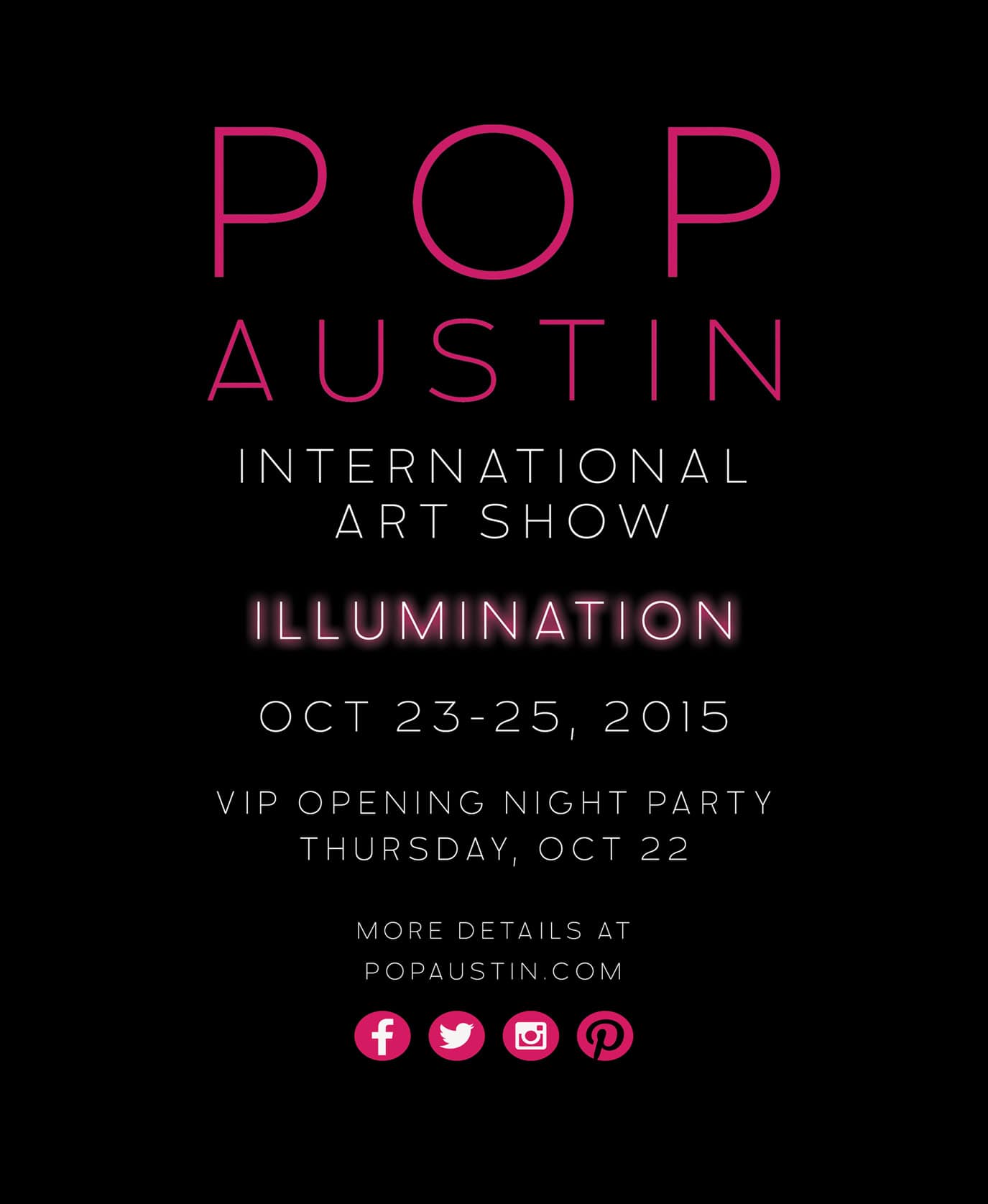SECOND ANNUAL POP AUSTIN INTERNATIONAL ART SHOW RETURNS THIS OCT. 23-25